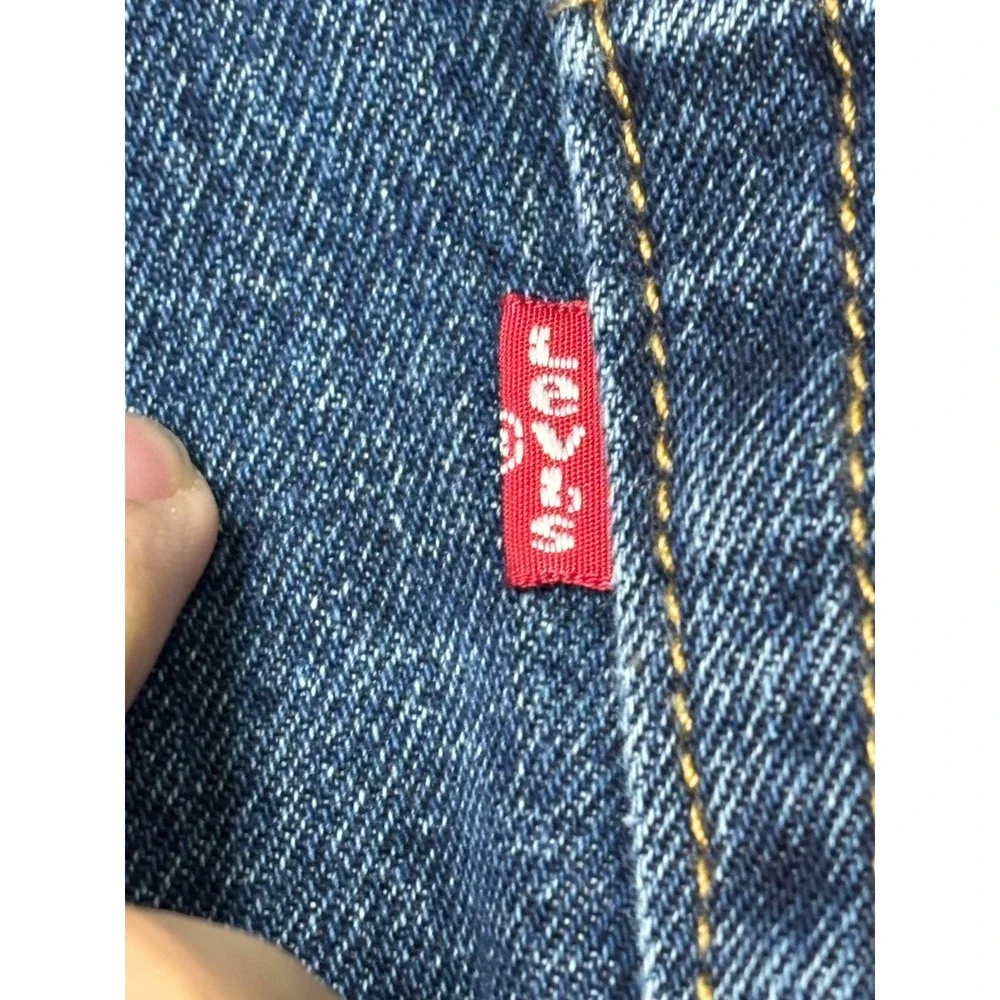 Levis 505 Regular Fit Straight Leg Mens Jeans Medium Wash Blue‎ W42 L27